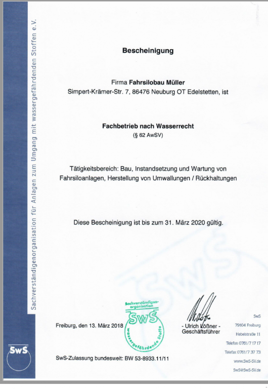 Sonstiges tipa Müller Fahrsilo _Gerade Wand_, Neumaschine u Neuburg a. d. Kammel (Slika 21)