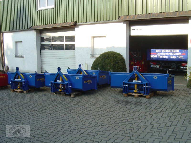 Heckcontainer tip Göweil "GHU10-2000" 2,12m Breit, DW, Blau, Hochkippschaufel *NEU*, Neumaschine in Tschirn (Poză 5)