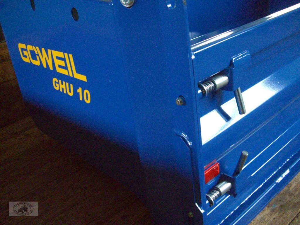 Heckcontainer des Typs Göweil "GHU10-2000" 2,12m Breit, DW, Blau, Hochkippschaufel *NEU*, Neumaschine in Tschirn (Bild 3)
