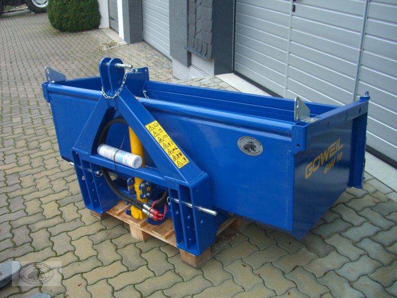 Heckcontainer van het type Göweil "GHU10-2000" 2,12m Breit, DW, Blau, Hochkippschaufel *NEU*, Neumaschine in Tschirn (Foto 1)