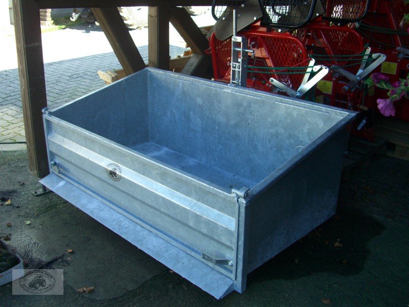 Container des Typs Sonstige Heckcontainer verzinkt! *NEU* 150cm breit, mit Schürfleiste und Bordwand, mech.-kippbar. Frachtfrei., Neumaschine in Tschirn (Bild 1)