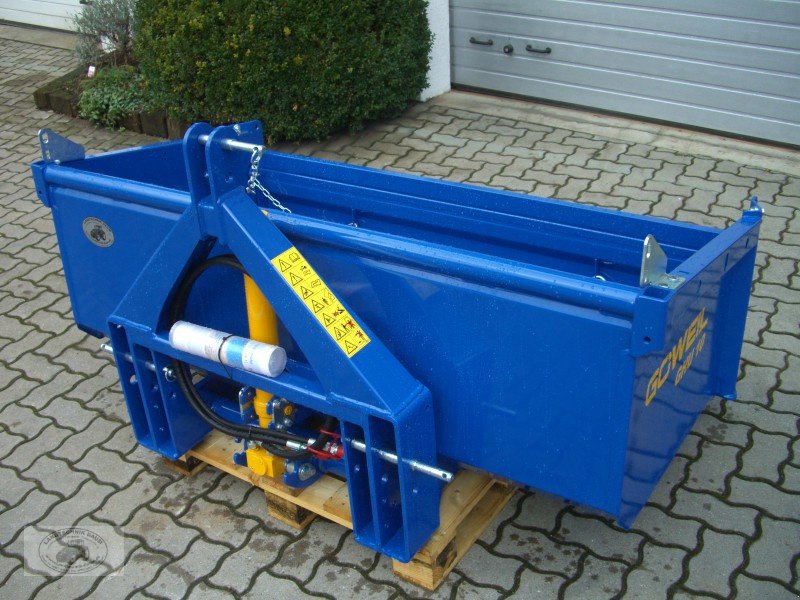 Heckcontainer typu Göweil "GHU10-1850" 1,97m Breit, DW, Blau, Hochkippschaufel *NEU*, Neumaschine v Tschirn (Obrázok 1)