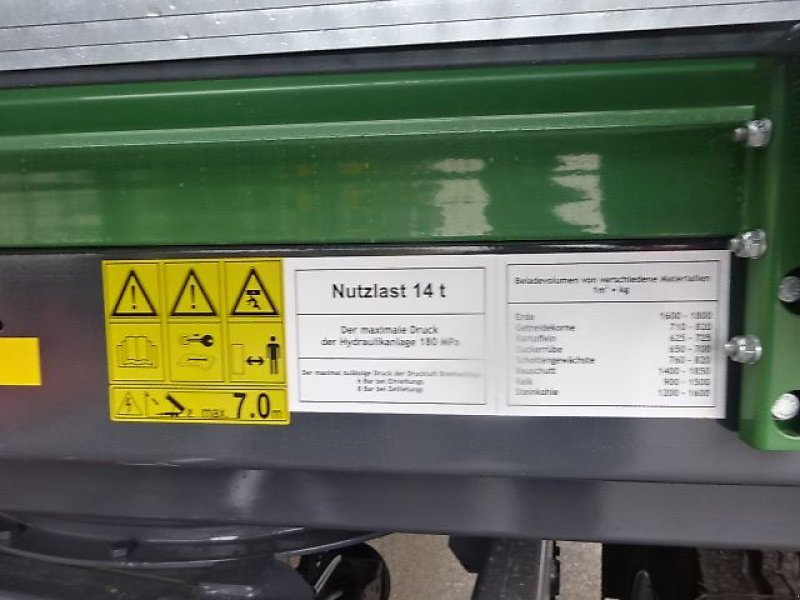 Kipper del tipo Metal-Fach T 739- 18 Tonnen - 2 Achsanhänger- Neu Bordwände 80 - 80 cm, Neumaschine In Neureichenau (Immagine 26)