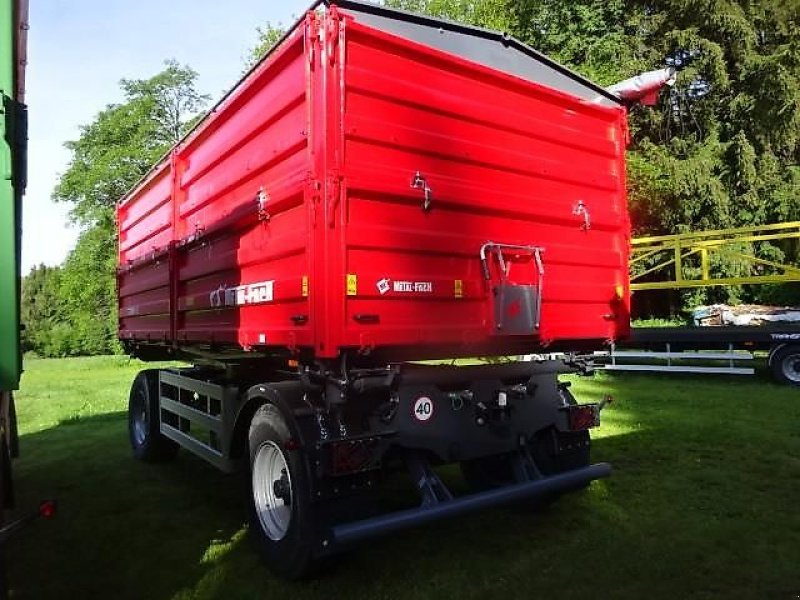 Kipper del tipo Metal-Fach T 739- 18 Tonnen - 2 Achsanhänger- Neu Bordwände 80 - 80 cm, Neumaschine In Neureichenau (Immagine 4)