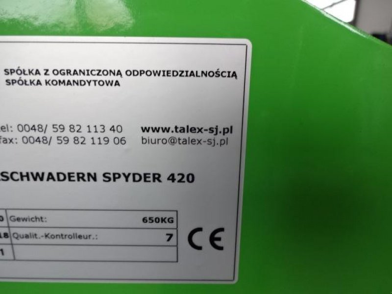 Schwader des Typs Talex Spyder 420, Neumaschine in Neureichenau (Bild 11)