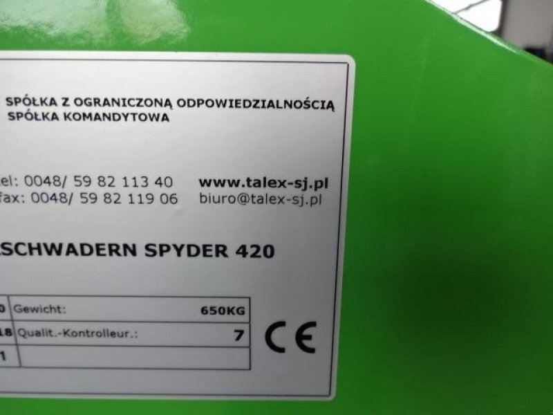 Schwader του τύπου Talex Spyder 420, Neumaschine σε Neureichenau (Φωτογραφία 11)