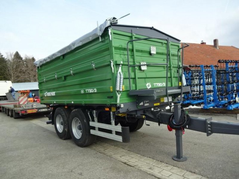 Kipper del tipo Metal-Fach T-730-3-Tandemkipper GG 16-Tonnen, Neumaschine In Neureichenau (Immagine 5)