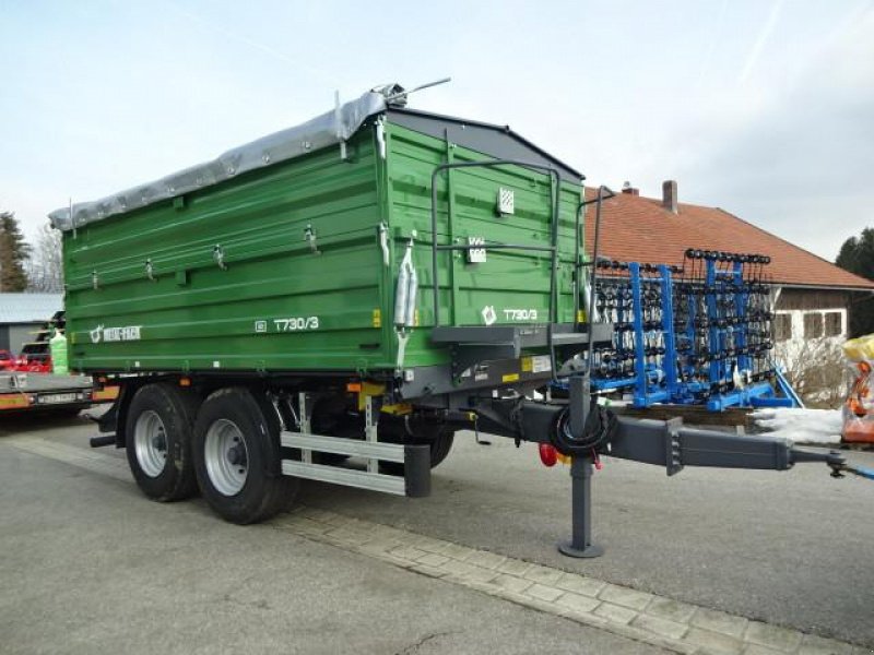 Kipper del tipo Metal-Fach T-730-3-Tandemkipper GG 16-Tonnen, Neumaschine In Neureichenau (Immagine 4)