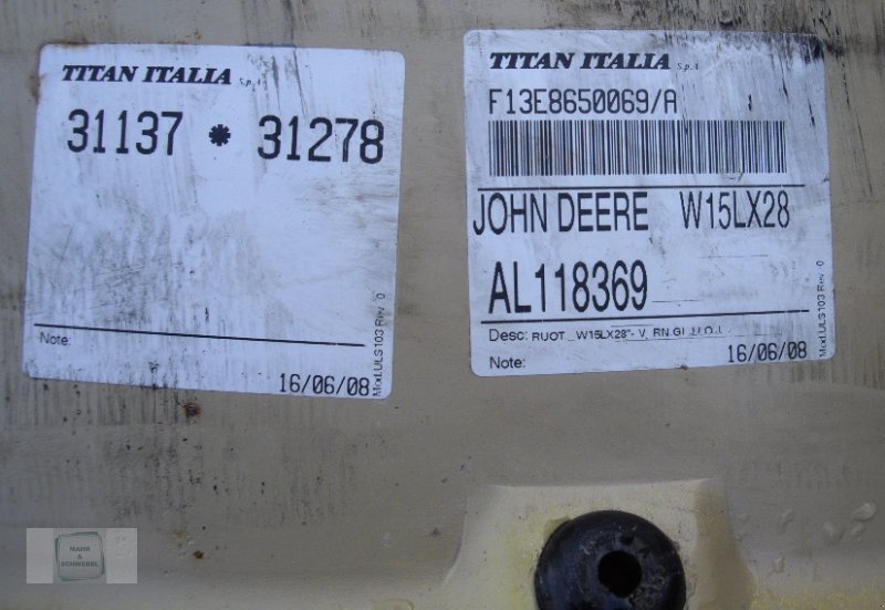 Felge des Typs GKN W 15x28 10L-335MM, Neumaschine in Gross-Bieberau (Bild 2)