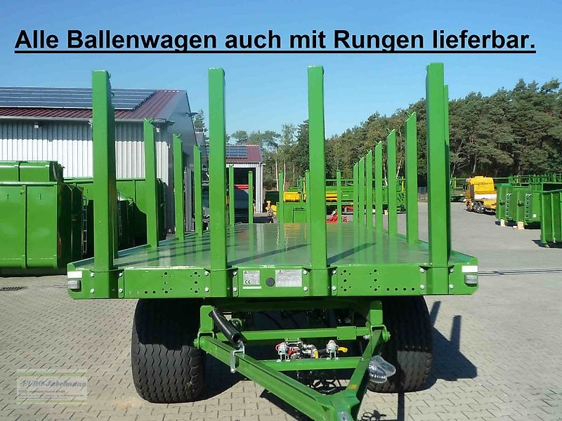 Ballentransportwagen typu PRONAR 2-achs Anhänger, Ballenwagen, Strohwagen, TO 22 M; 10,0 to, NEU, Neumaschine w Itterbeck (Zdjęcie 27)