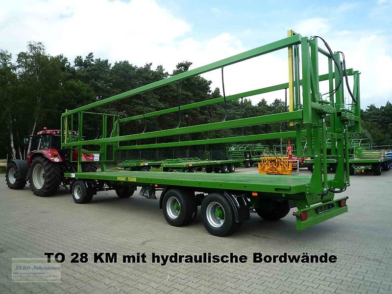Ballentransportwagen tip PRONAR 3-achs Anhänger, Ballenwagen, Strohwagen, TO 26 M; 18,0 to, NEU, Neumaschine in Itterbeck (Poză 30)