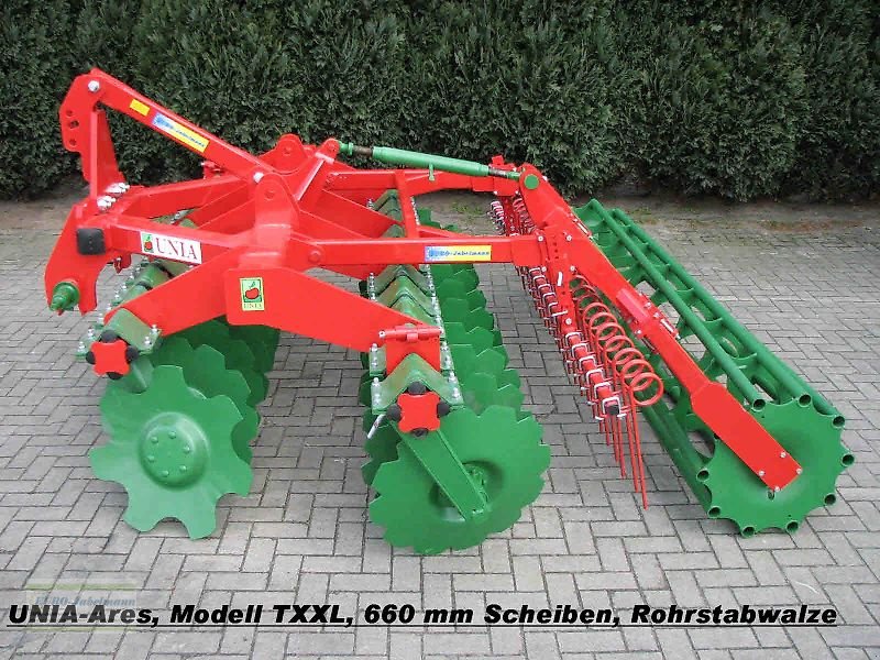 Kurzscheibenegge Türe ait Unia Kurzscheibeneggen, ARES NEU, 2,50 - 12,00 m, verschiedene Walzen, Neumaschine içinde Itterbeck (resim 11)