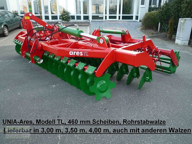 Kurzscheibenegge Türe ait Unia Kurzscheibeneggen, ARES NEU, 2,50 - 12,00 m, verschiedene Walzen, Neumaschine içinde Itterbeck (resim 3)