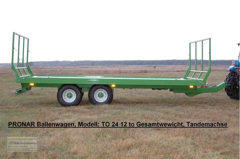 Ballentransportwagen tip PRONAR ab Lager: Ballenwagen, NEU, auch mit Bordwandgitter, 2 + 3 Achsen + Tandem, 10 - 24 to. GG,, Neumaschine in Itterbeck (Poză 4)