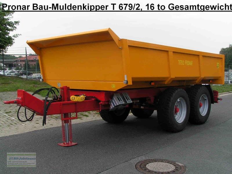 Kipper typu PRONAR ab Lager: Bau- Muldenkipper, NEU, 16 + 24 to, Tandem, super Stabil. Ab Lager, Neumaschine w Itterbeck (Zdjęcie 9)