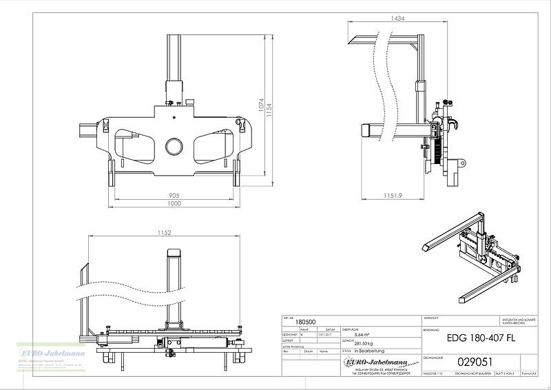 Kompaktlader des Typs EURO-Jabelmann Kistendrehgeräte für Gabelstapler und Frontlader, NEU, eigene Herstellung  (Made in Germany), Neumaschine in Itterbeck (Bild 23)