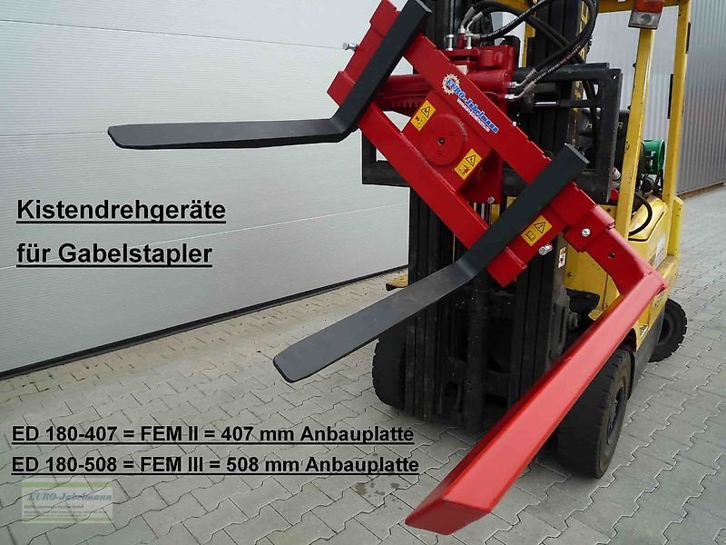 Kompaktlader of the type EURO-Jabelmann Kistendrehgeräte für Gabelstapler und Frontlader, NEU, eigene Herstellung  (Made in Germany), Neumaschine in Itterbeck (Picture 1)