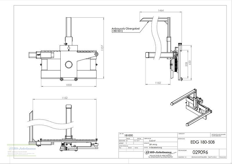 Sonstige Kartoffeltechnik tip EURO-Jabelmann Kistendrehgerät FEM III, für Stapler, NEU eigene Herstellung, Neumaschine in Itterbeck (Poză 23)