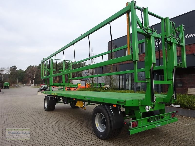 Ballentransportwagen от тип PRONAR Ballenwagen, Strohwagen, TO 27, 18 to, hydr. Ladungssicherung, Bauj. 2021, Gebrauchtmaschine в Itterbeck (Снимка 1)
