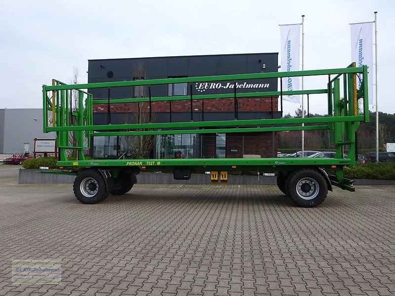 Ballentransportwagen от тип PRONAR Ballenwagen, Strohwagen, TO 27, 18 to, hydr. Ladungssicherung, Bauj. 2021, Gebrauchtmaschine в Itterbeck (Снимка 8)