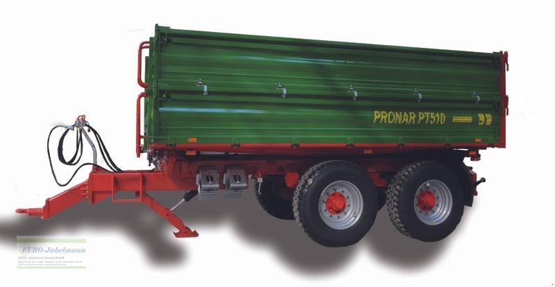 Kipper typu PRONAR Tandemdreiseitenkipper PT 510, 14,2 to, Palettenbreite, NEU, Neumaschine v Itterbeck (Obrázek 4)