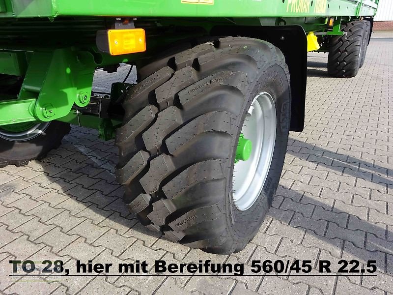 Ballentransportwagen des Typs PRONAR Flachwagen für Ballen- Kartoffelkisten- Gemüsekisten- und Obstkistentransport, TO 28, 24 to, NEU, Neumaschine in Itterbeck (Bild 17)