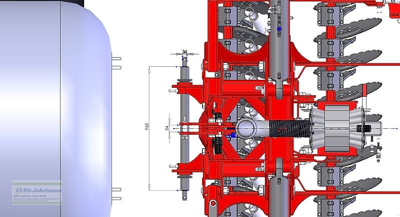 Güllescheibenegge типа Unia UNIA Kurzscheibenegge ARES XL A 6,0 H für Gülleausbringung, Neumaschine в Itterbeck (Фотография 5)