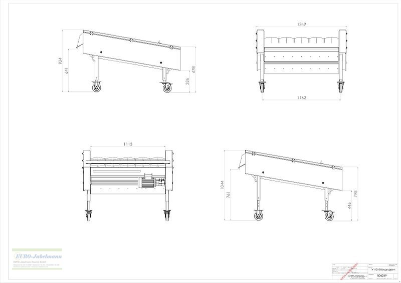 Lagertechnik του τύπου EURO-Jabelmann Bürstenmaschinen V 11010; NEU, Neumaschine σε Itterbeck (Φωτογραφία 5)