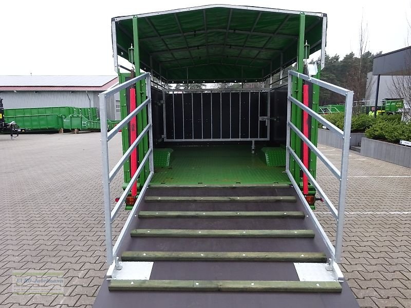 Anhänger typu PRONAR Viehtransportanhänger Kurier TO 46, 5,5 to, Auflauf- + Druckluftbremse, NEU, Neumaschine v Itterbeck (Obrázek 12)