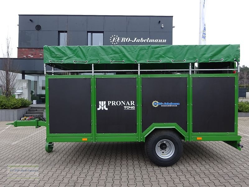 Anhänger typu PRONAR Viehtransportanhänger Kurier TO 46, 5,5 to, Auflauf- + Druckluftbremse, NEU, Neumaschine v Itterbeck (Obrázek 4)
