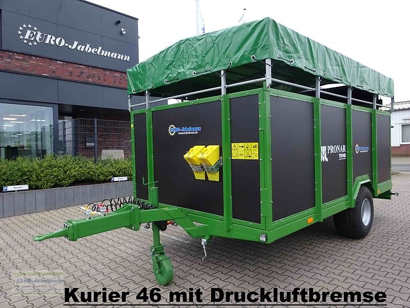 Anhänger typu PRONAR Viehtransportanhänger Kurier TO 46, 5,5 to, Auflauf- + Druckluftbremse, NEU, Neumaschine v Itterbeck (Obrázek 2)