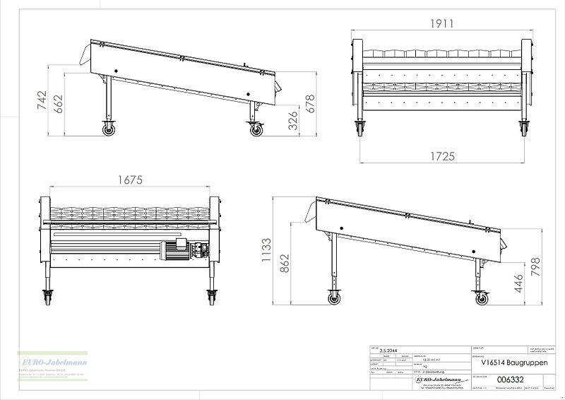 Lagertechnik typu EURO-Jabelmann Bürstenmaschinen; V 16514 NEU, Neumaschine v Itterbeck (Obrázek 5)