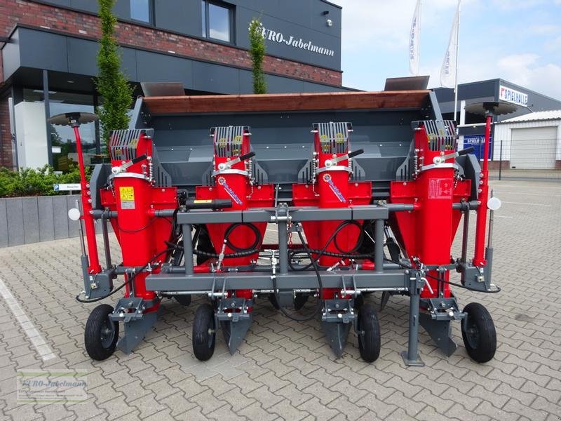 Kartoffellegemaschine Türe ait Unia Kartoffellegemaschine Kora 4 H, hydraulischer Kippbunker, NEU, Neumaschine içinde Itterbeck (resim 3)