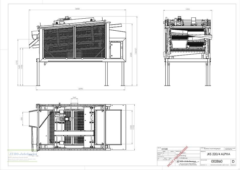 Lagertechnik of the type EURO-Jabelmann Kartoffelsortieranlagen, JKS 220/4 Alpha, NEU, Neumaschine in Itterbeck (Picture 7)