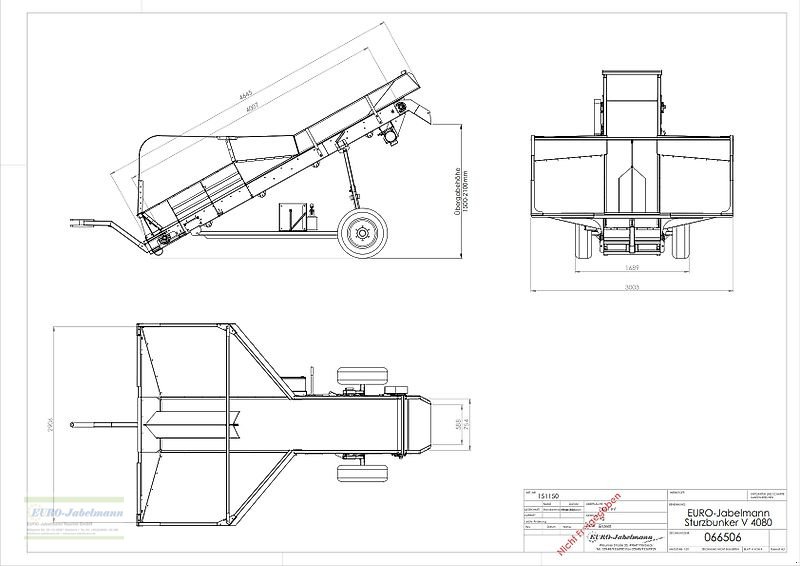 Lagertechnik от тип EURO-Jabelmann Sturzbunker, NEU, 3 Modelle, eigene Herstellung (Made in Germany), Neumaschine в Itterbeck (Снимка 22)