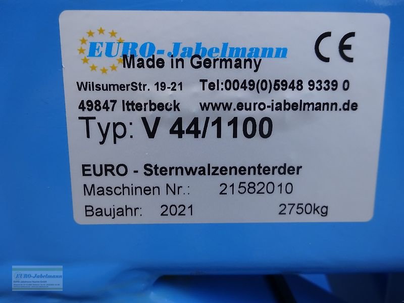 Lagertechnik του τύπου EURO-Jabelmann Sternwalzenenterder Bürstenmaschine V 44/1100, NEU, Neumaschine σε Itterbeck (Φωτογραφία 21)