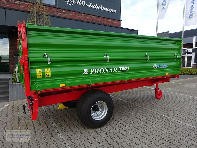 Kipper типа PRONAR Einachsdreiseitenkipper Modell T 671 (7,4 to.) Auflauf/Druckluftbremse, NEU, Neumaschine в Itterbeck (Фотография 15)