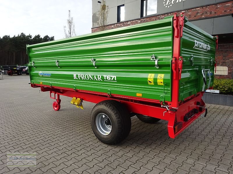 Kipper типа PRONAR Einachsdreiseitenkipper Modell T 671 (7,4 to.) Auflauf/Druckluftbremse, NEU, Neumaschine в Itterbeck (Фотография 11)