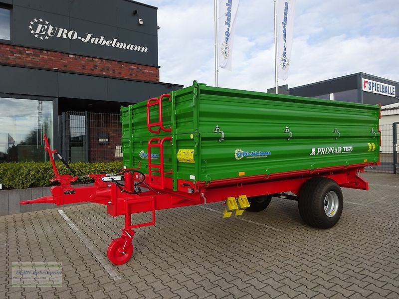 Kipper typu PRONAR T671 (7,4 to. z.GG.), Ein-Achs-Dreiseitenkipper, Einachskipper, Kipperanhänger, Einachser Kipper, Landwirtschaftlicher Kipper, Neumaschine w Itterbeck (Zdjęcie 1)