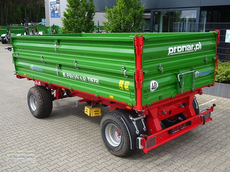 Kipper typu PRONAR Zwei-Achs-Dreiseitenkipper T 672 11,0 to. z.G.G, Zweiachskipper, Dreiseitenkipper Anhänger, Neumaschine w Itterbeck (Zdjęcie 4)