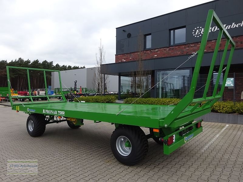 Ballentransportwagen του τύπου PRONAR 2-achs Anhänger, Ballenwagen, Strohwagen, TO 22 / TO 22 M; Druckl. (10,0 to), Auflauf (8 to), NEU, Neumaschine σε Itterbeck (Φωτογραφία 12)