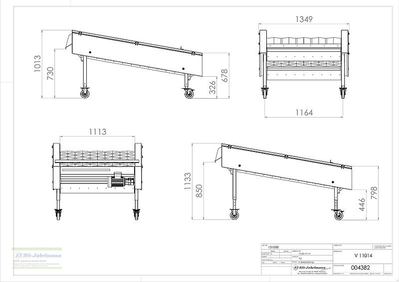 Lagertechnik typu EURO-Jabelmann Bürstenmaschinen V 11014; NEU, Neumaschine v Itterbeck (Obrázek 8)