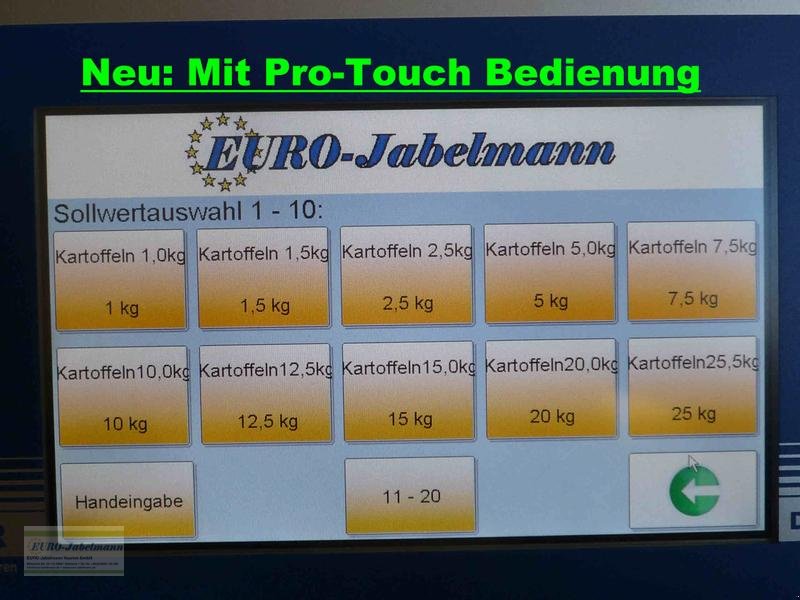 Lagertechnik типа EURO-Jabelmann Absackwaage EURO-Waage TW 600 E, Pro Touch, NEU, Neumaschine в Itterbeck (Фотография 17)