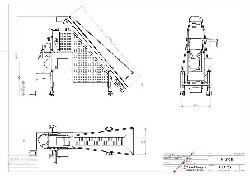 Lagertechnik a típus EURO-Jabelmann Absackwaage EURO-Waage TN 210 E, NEU, Neumaschine ekkor: Itterbeck (Kép 29)