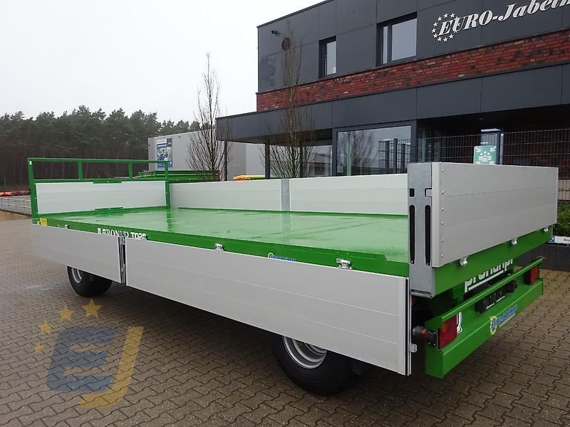 Tieflader del tipo PRONAR 3-achs Plattformwagen mit Alu-Bordwände NEU, Neumaschine In Itterbeck (Immagine 12)