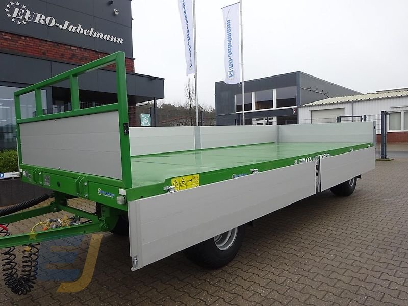 Tieflader del tipo PRONAR 3-achs Plattformwagen mit Alu-Bordwände NEU, Neumaschine In Itterbeck (Immagine 11)