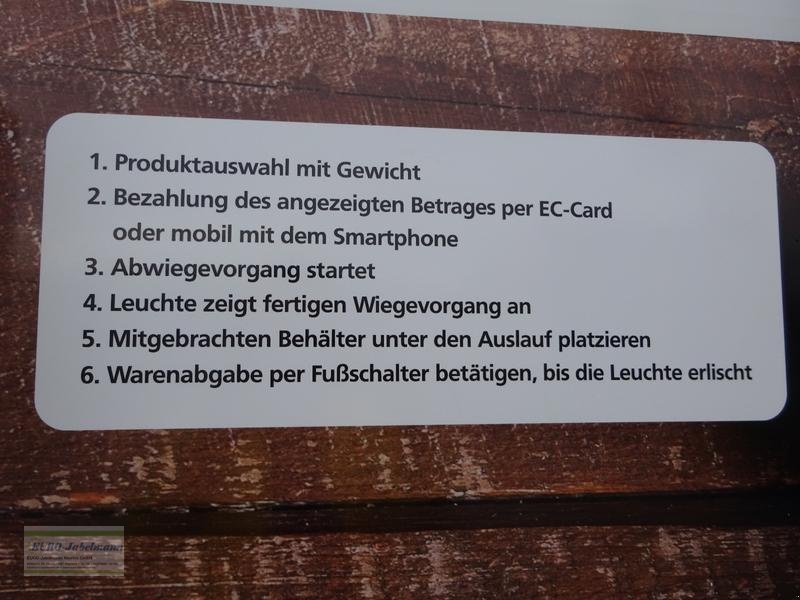 Lagertechnik des Typs EURO-Jabelmann Unverpacktautomat Jafix UA 3, NEU, Neumaschine in Itterbeck (Bild 8)