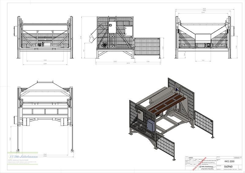 Lagertechnik a típus EURO-Jabelmann Kistenkippgerät KKG 180°(2250), NEU, Neumaschine ekkor: Itterbeck (Kép 5)