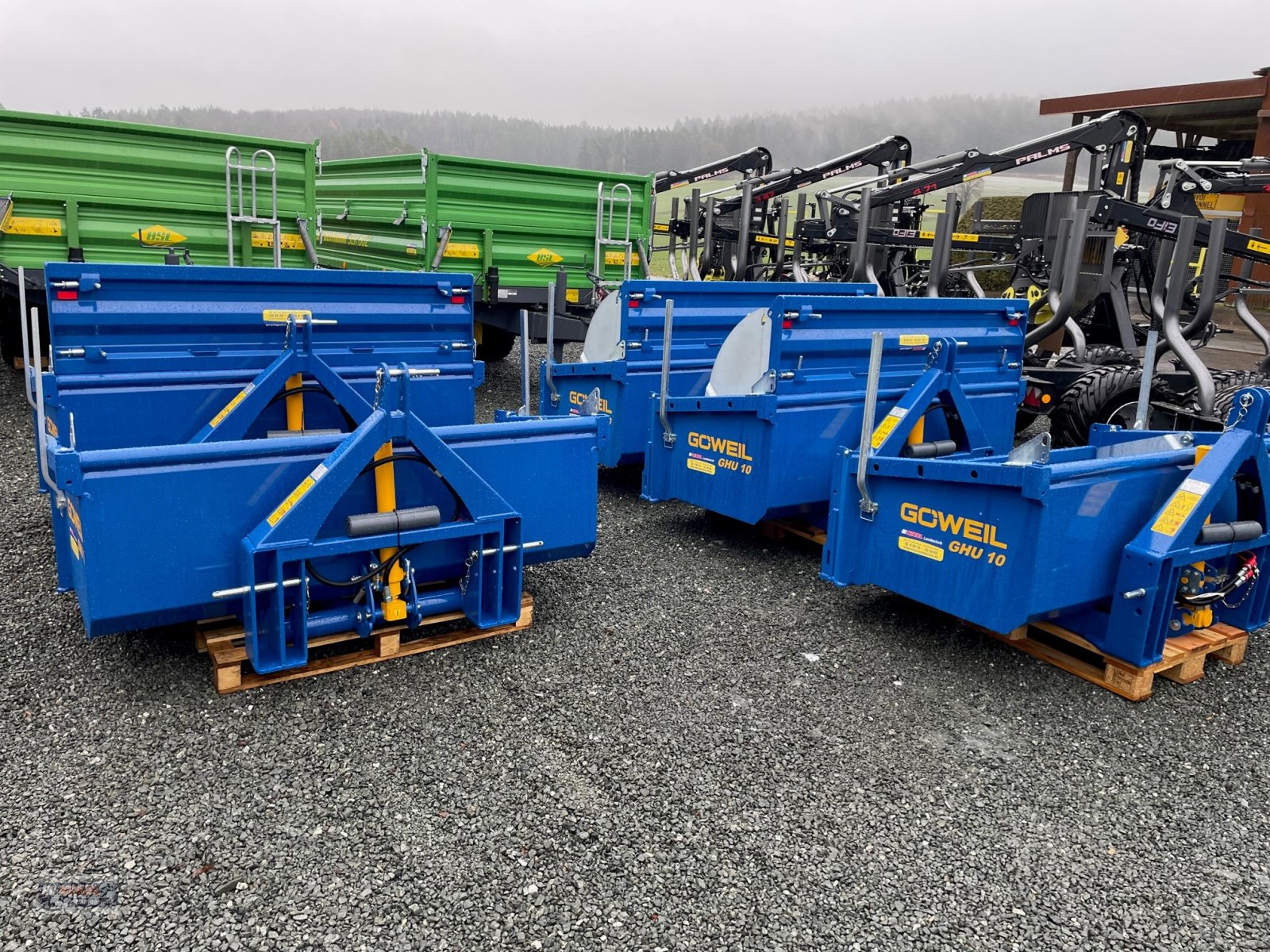 Heckcontainer typu Göweil GHU 10- Hydraulisch, Ausstellungsmaschine v Lichtenfels (Obrázek 1)