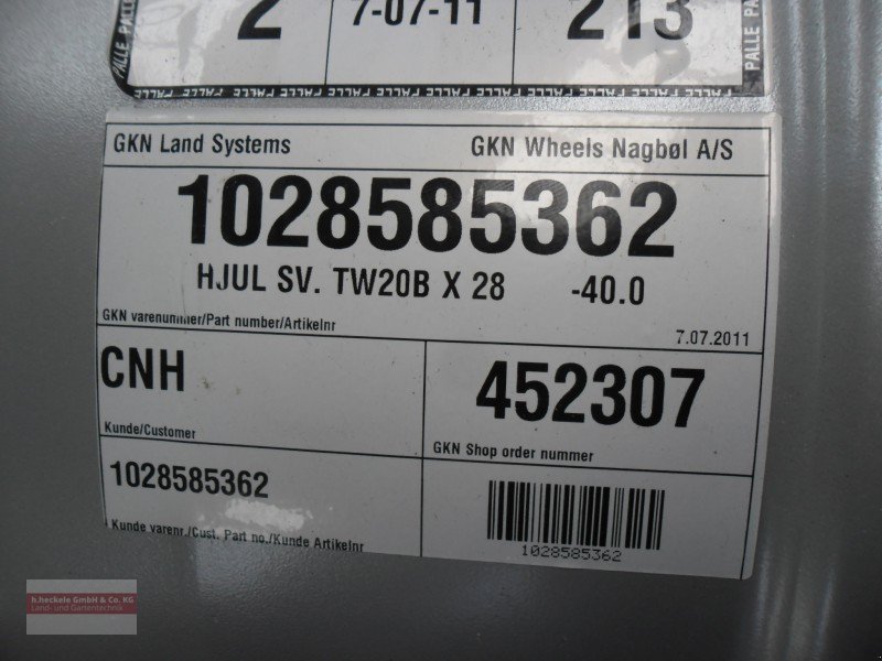 Felge typu Case IH TW20BX28, Neumaschine v Epfendorf (Obrázek 2)